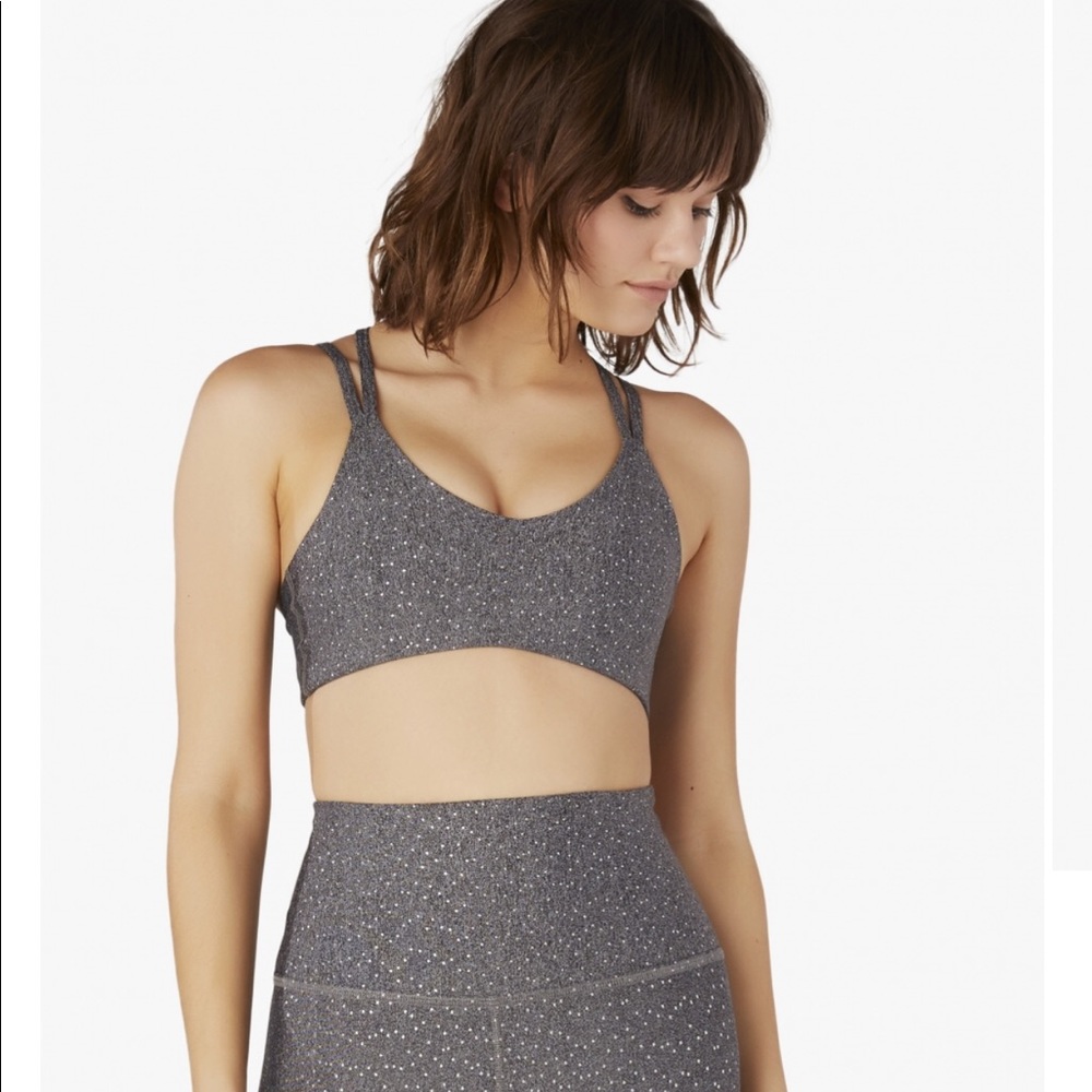 Drip drop Beyond Yoga sports bra
